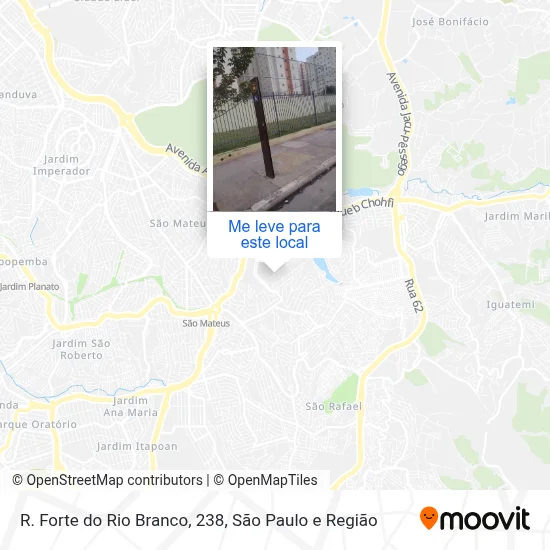 R. Forte do Rio Branco, 238 mapa