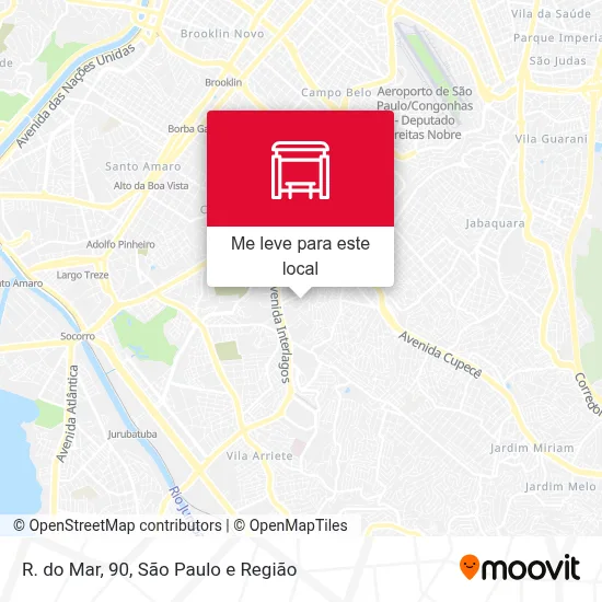 R. do Mar, 90 mapa