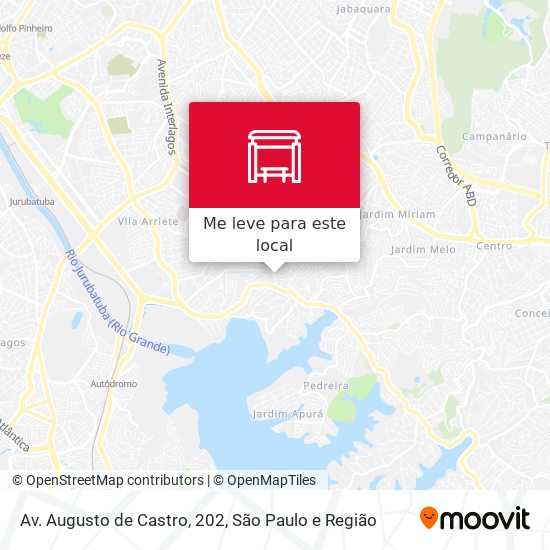 Av. Augusto de Castro, 202 mapa