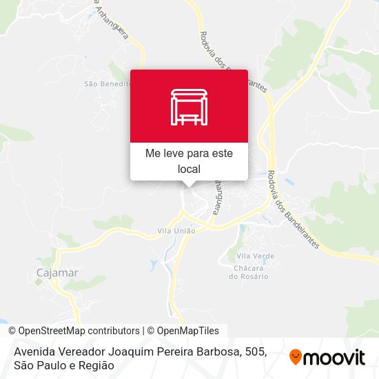 Como chegar até Avenida Vereador Joaquim Pereira Barbosa, 505 em ...