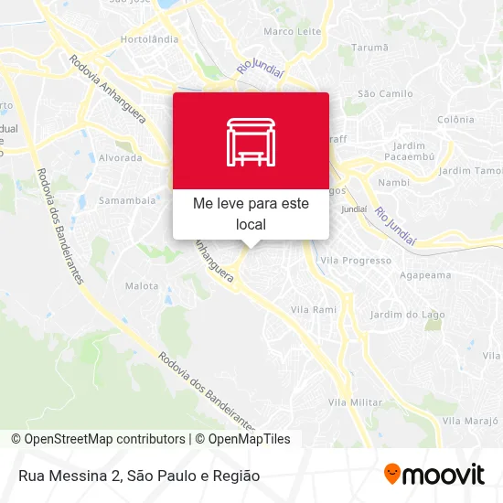 Rua Messina 2 mapa