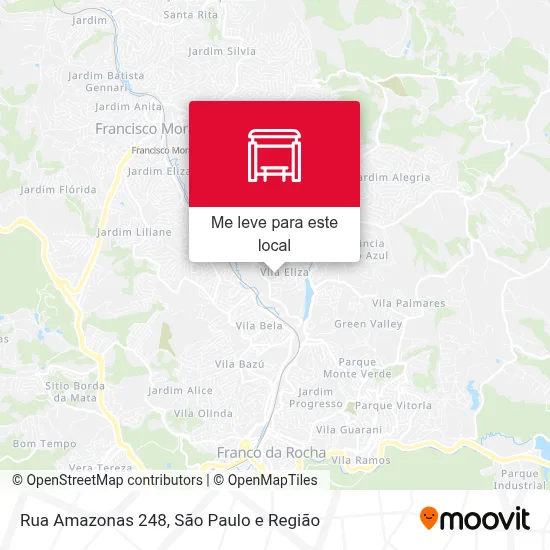 Rua Amazonas 248 mapa