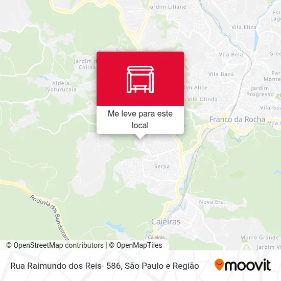 Rua Raimundo dos Reis- 586 mapa
