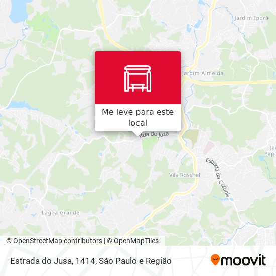 Estrada do Jusa, 1414 mapa