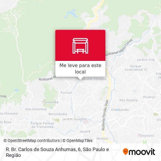 R. Br. Carlos de Souza  Anhumas, 6 mapa