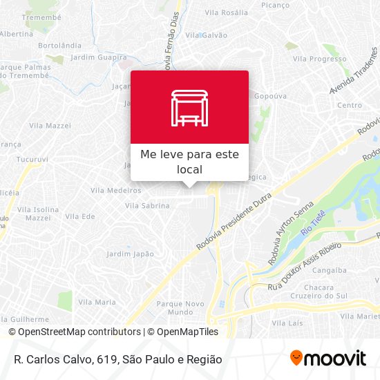 R. Carlos Calvo, 619 mapa