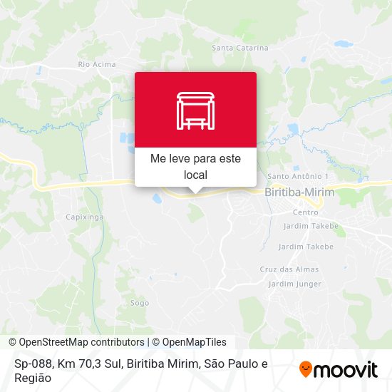 Sp-088, Km 70,3 Sul, Biritiba Mirim mapa