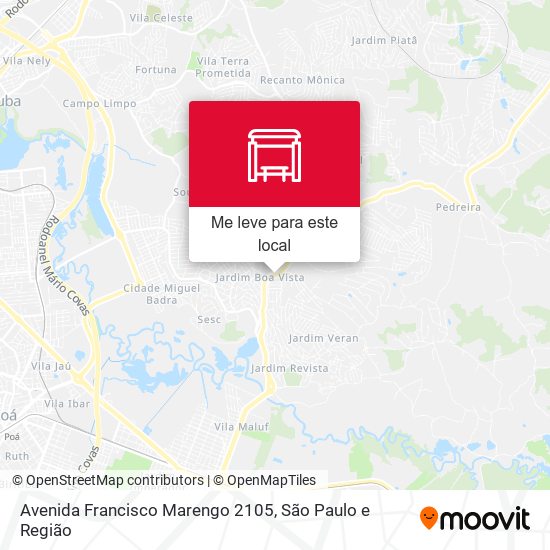 Avenida Francisco Marengo 2105 mapa