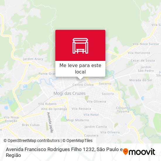 Avenida Francisco Rodrigues Filho 1232 mapa