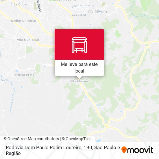 Rodovia Dom Paulo Rolim Loureiro, 190 mapa