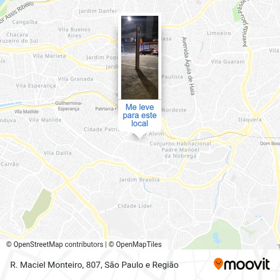 R. Maciel Monteiro, 807 mapa