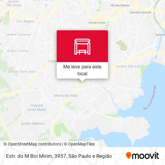 Estr. do M Boi Mirim, 3957 mapa