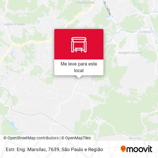 Estr. Eng. Marsilac, 7639 mapa