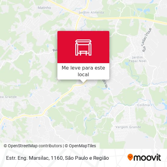 Estr. Eng. Marsilac, 1160 mapa
