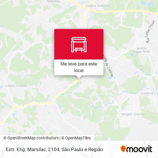Estr. Eng. Marsilac, 2104 mapa