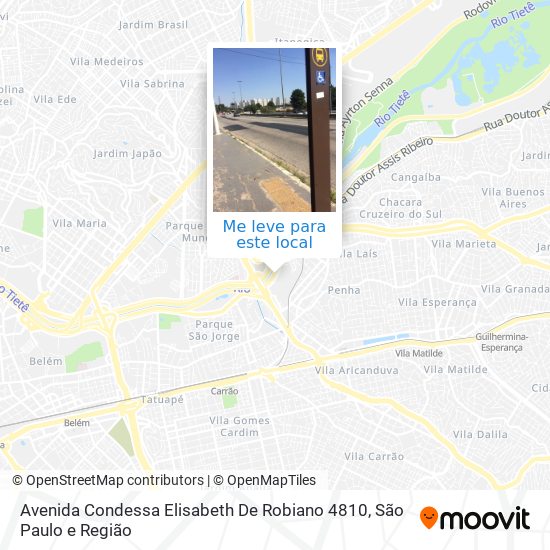 Avenida Condessa Elisabeth De Robiano 4810 mapa