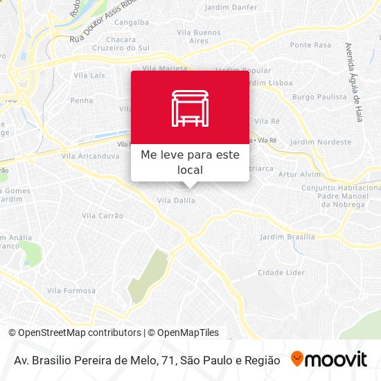 Av. Brasilio Pereira de Melo, 71 mapa