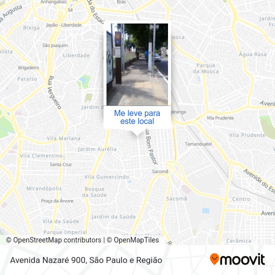 Avenida Nazaré 900 mapa