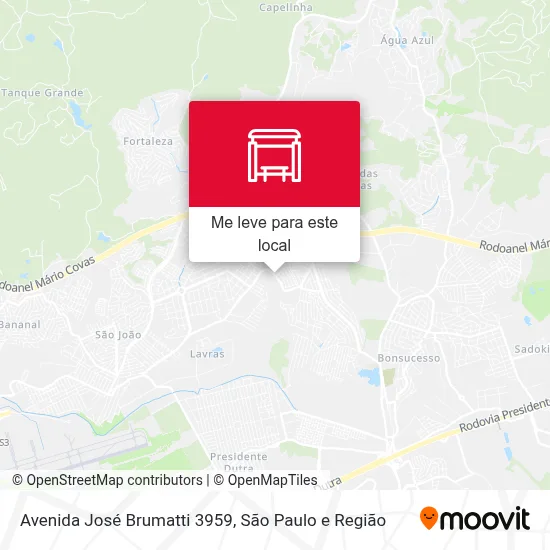 Avenida José Brumatti 3959 - Rotas, horários e tarifas