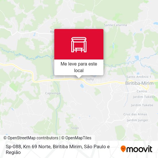 Sp-088, Km 69 Norte, Biritiba Mirim mapa