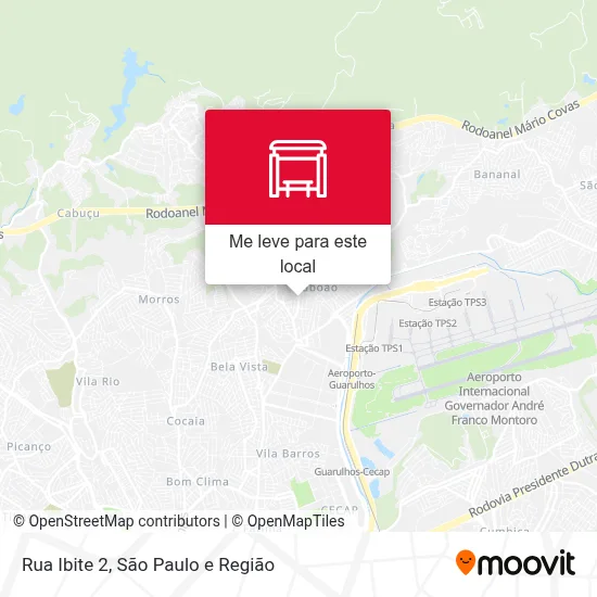 Rua Ibite 2 mapa