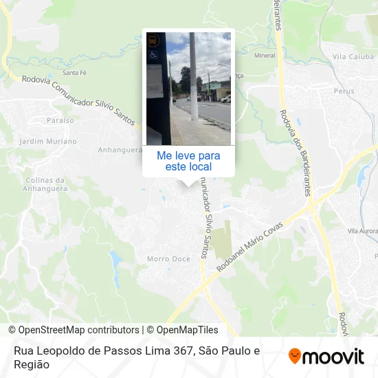 Rua Leopoldo de Passos Lima 367 - Rotas, horários e tarifas
