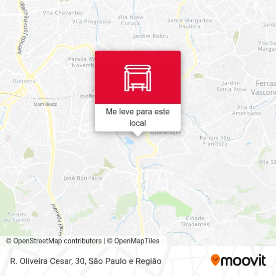 R. Oliveira Cesar, 30 mapa