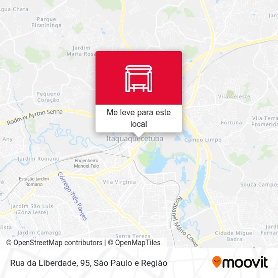 Rua da Liberdade, 95 mapa