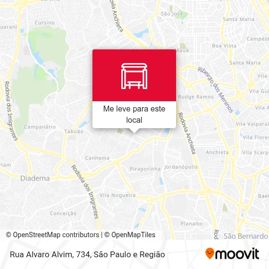 Rua Alvaro Alvim, 734 mapa
