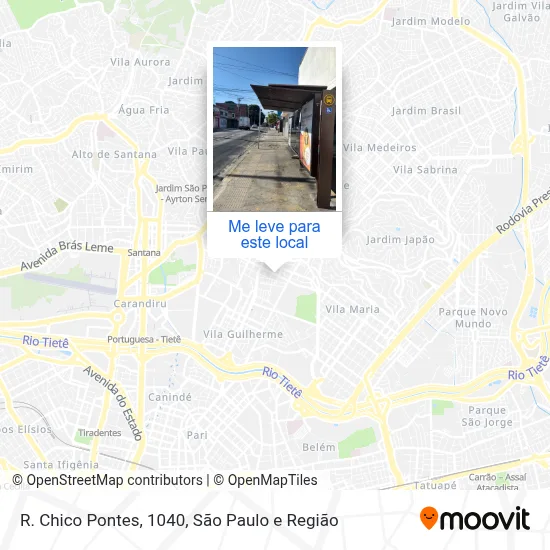 R. Chico Pontes, 1040 mapa