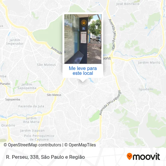 R. Perseu, 338 mapa