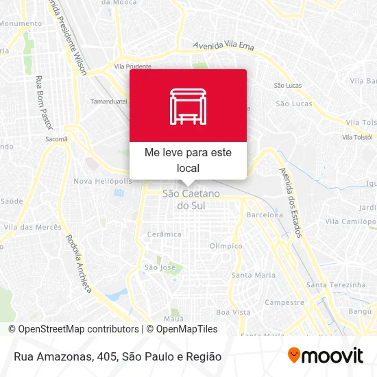 Rua Amazonas, 405 mapa