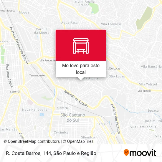 R. Costa Barros, 144 mapa
