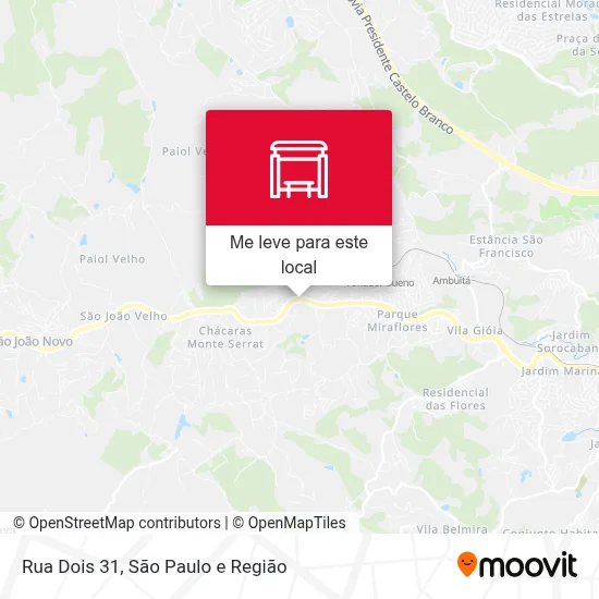 Rua Dois 31 mapa