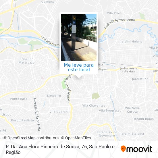 R. Da. Ana Flora Pinheiro de Souza, 76 mapa