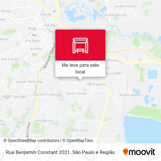 Rua Benjamin Constant 2021 mapa