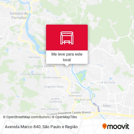 Avenida Marco 840 mapa