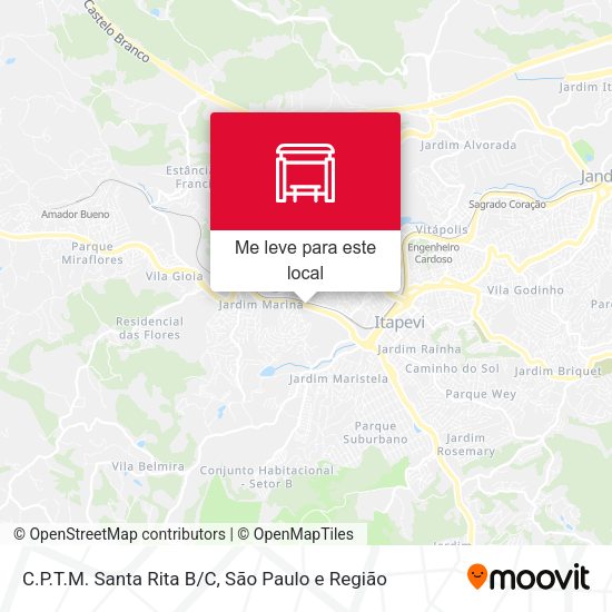 C.P.T.M. Santa Rita B/C mapa