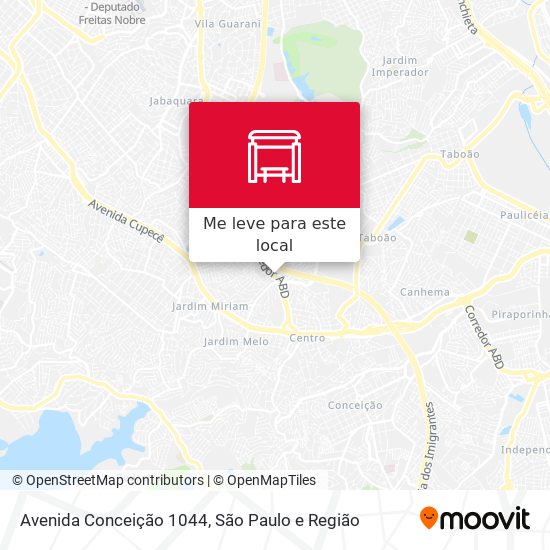 Avenida Conceição 1044 mapa