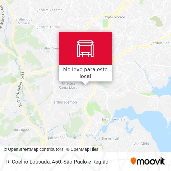 R. Coelho Lousada, 450 mapa
