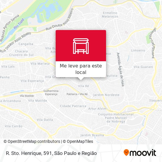 R. Sto. Henrique, 591 mapa