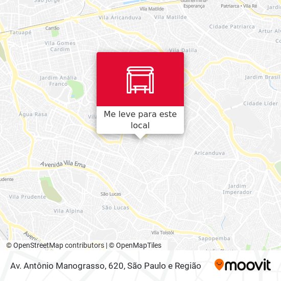 Av. Antônio Manograsso, 620 mapa