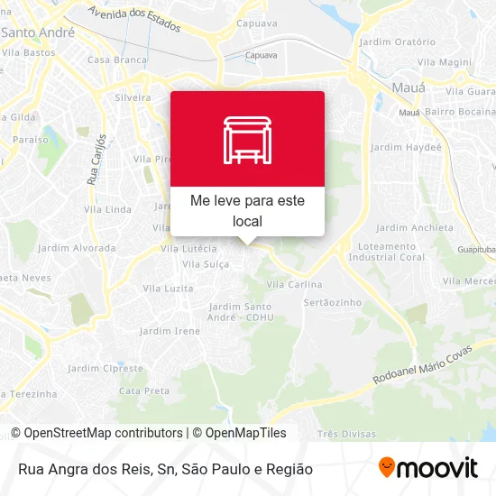 Rua Angra dos Reis, Sn mapa