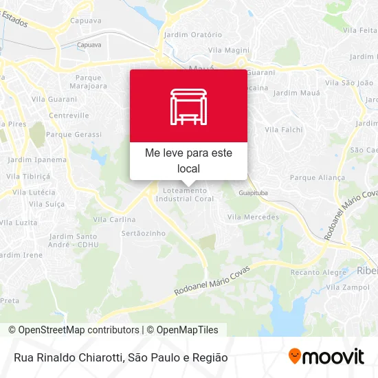 Rua Rinaldo Chiarotti mapa