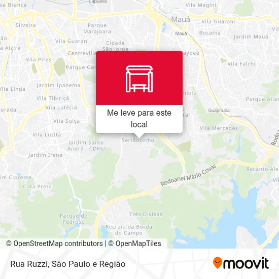 Rua Ruzzi mapa