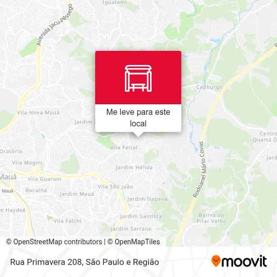 Rua Primavera 208 mapa