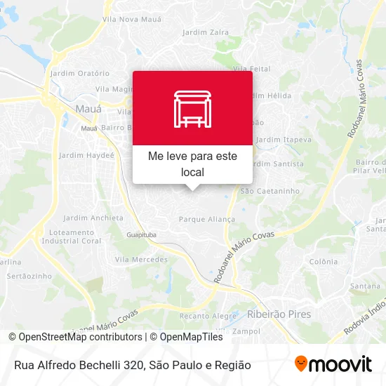 Rua Alfredo Bechelli 320 mapa
