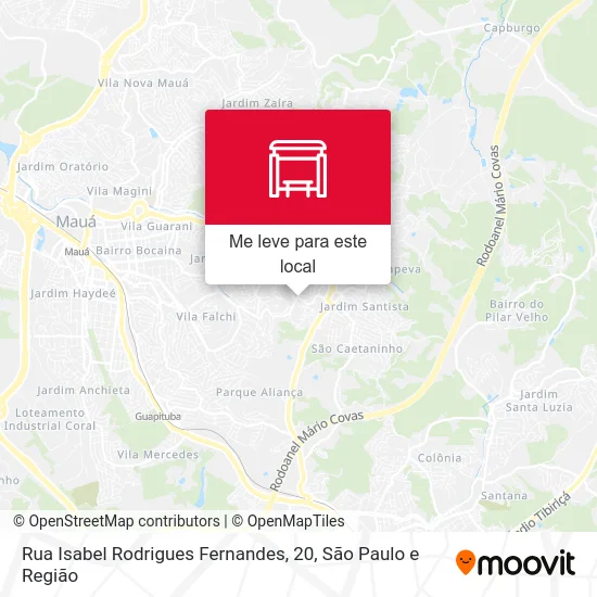 Rua Isabel Rodrigues Fernandes, 20 mapa