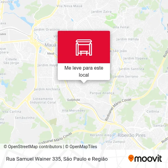Rua Samuel Wainer 335 mapa