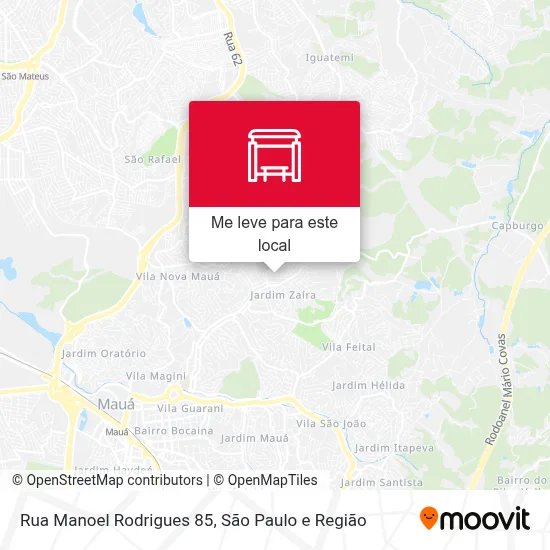 Rua Manoel Rodrigues 85 mapa